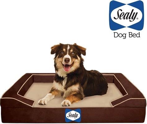 Sealy Lux Quad Layer Orthopedic Dog Bed With Cooling Gel Orthopedic