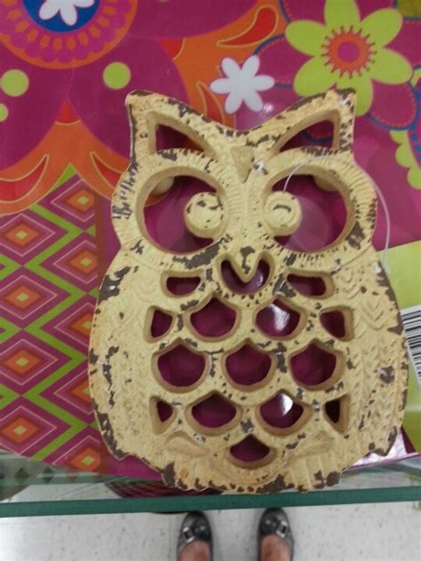 Owl Trivet Pottery Ceramics Owl