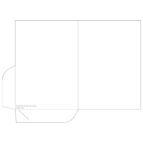 Pocket Folder Templateai Royalty Free Stock Svg Vector