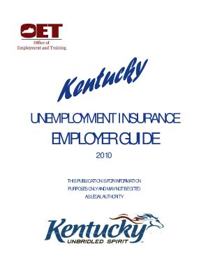 Unemployment insurance benefits are considered taxable income by the internal revenue service and the kentucky file or access your unemployment insurance claim; Notice Of Subjectivity Unemployment Insurance Kentucky - Fill Online, Printable, Fillable, Blank ...