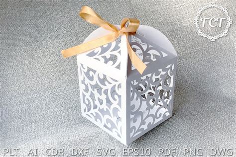 Wedding Favor Box SVG Cricut Laser Cut Wedding Gift Box