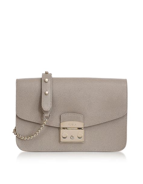 Lyst Furla Sabbia Metropolis Small Leather Shoulder Bag