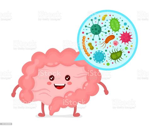 Ilustración De Bacterias Microscópicas Microflora Virus Y Más Vectores
