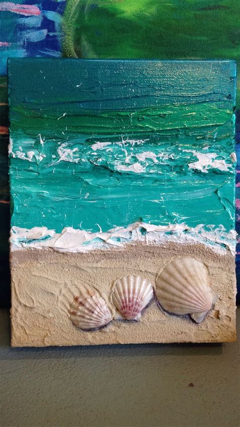 Beach 3 An Acrylic Mixed Media Painting On Gallery Wrapped Canvas
