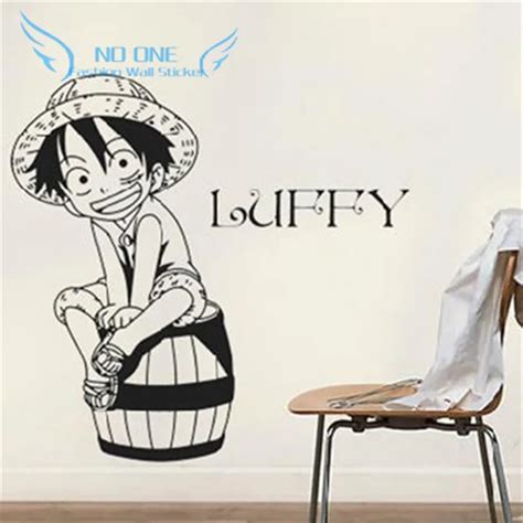 Creative Diy Wall Art Of Japanese Anime One Piece Luffy Wall Stickers