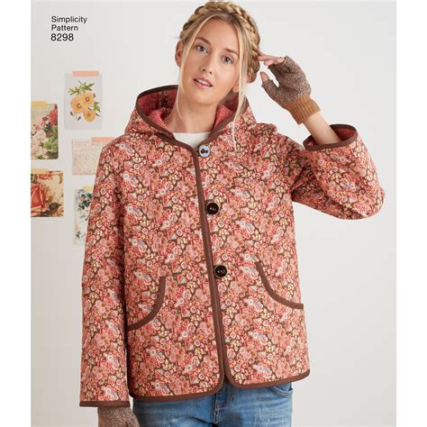 Sewing Patterns Uk Craft And Clothing Patterns Sewdirect Quilted Jacket Pattern Quilted