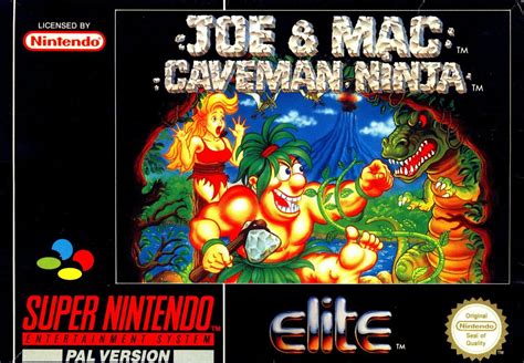 Joe And Mac Caveman Ninja Cover Or Packaging Material Mobygames