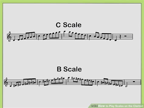 How To Play Scales On The Clarinet 10 Steps With Pictures Wiki How