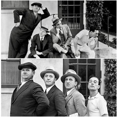 Oliver Hardy, Stan Laurel, Jimmy Durante and Buster Keaton. #BusterLove ...