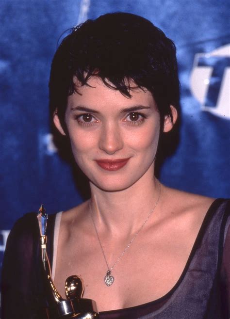 Winona With Her Actress Of The Year Award At The Showest Movie Event In