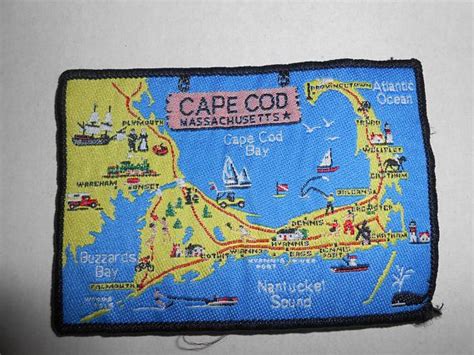 Vintage Cape Cod Massachusetts Patch 425x3 Etsy Vintage Cape Cape