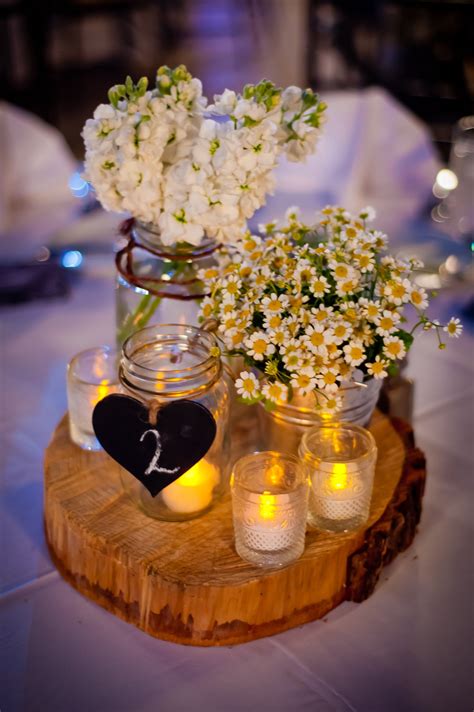Rustic Wildflower Centerpieces Daisy Wedding Wedding Bouquets Wedding