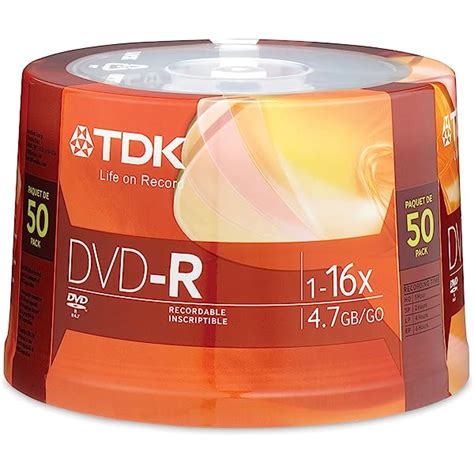 日本製新品 Tdk Single Sided 16x Dvd R Printable Discs 100 Disc Spindle 並行