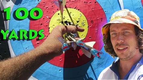 100 Yards Compound Bow Archery Competition Youtube