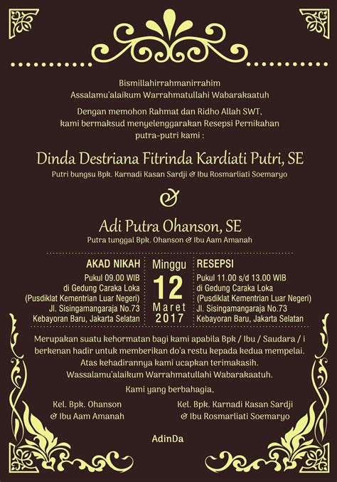 Contoh Undangan Pernikahan Gambar Wayang Kulit Yogyakarta Imagesee