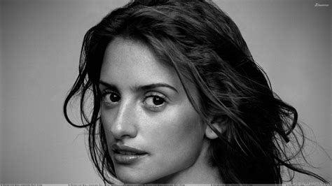Similar with happy face png black and white. Penelope Cruz Looking Back Black N White Face Closeup HD ...