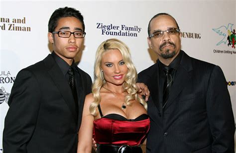Urban legends (black ice) (2008). RAPPER ICE T,WIFE COCO AND SON LITTLE ICE AT OSCAR'S ...