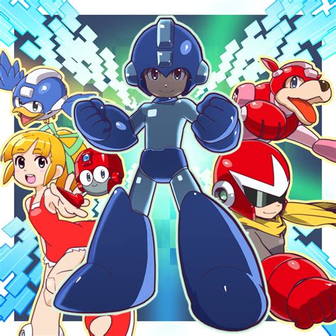 Mega Man Art Anime Mega Man