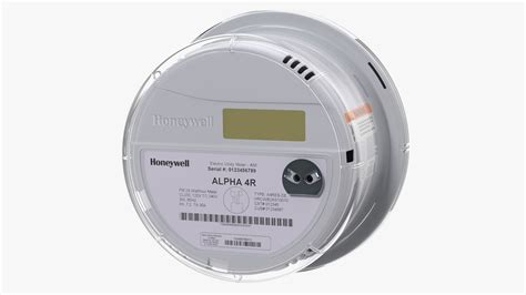 3d Electricity Meter Honeywell A4res Off Model Turbosquid 1893572