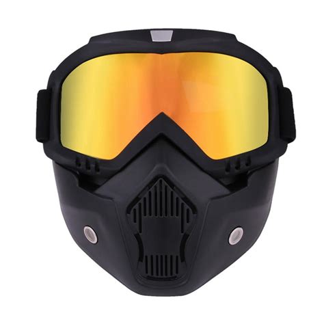 Cheap Motorcycle Helmet Professional Outdoor Cycling Face Mask Goggles