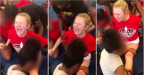 Video Shows Teen Cheerleader Crying As Coach Repeatedly Forces Her Into