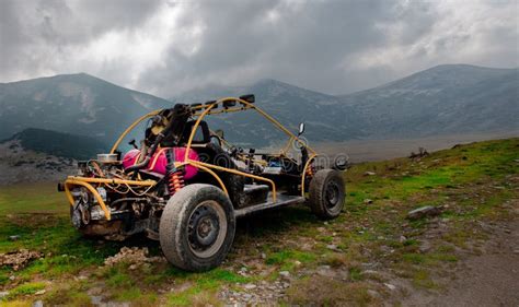 4wd Buggy For Extreme Off Road Shot On Mountain Stock Photo Image Of
