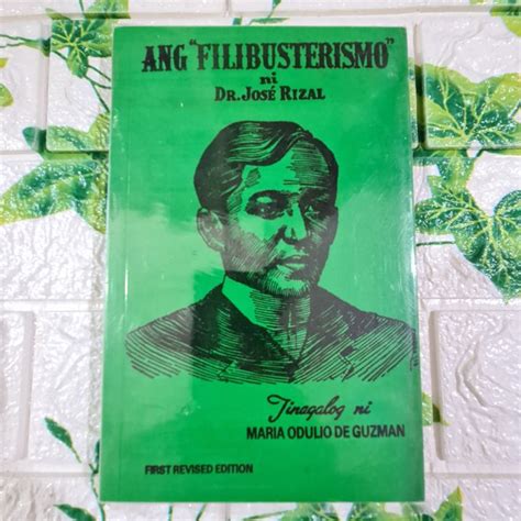 Ang FILIBUSTERISMO Ni Dr Jose Rizal By De Guzman Lazada PH