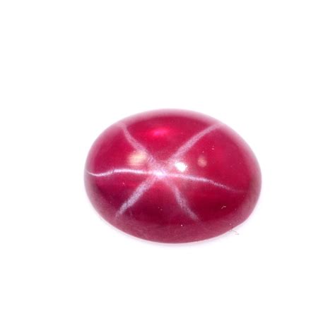 Star Ruby Gemstone 6 Carat Natural Red Star Ruby Oval Shape Etsy