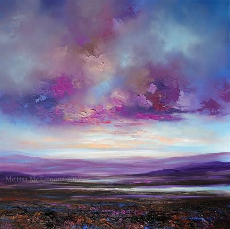 Sold Blushing Sky 36″x36″ Acrylic Painting On Canvas Sunset Landscape