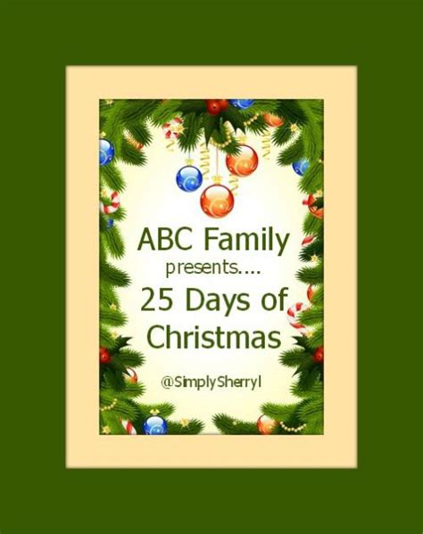 2015 Abcs 25 Days Of Christmas Simply Sherryl 25 Days Of Christmas