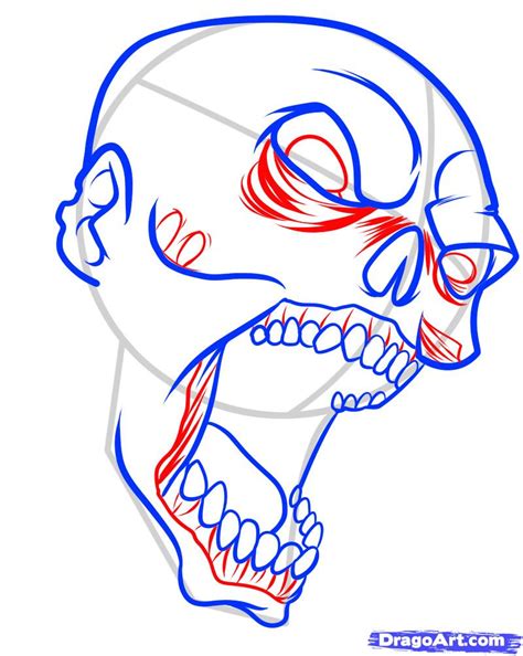 Zub není jen bílá dutá perlička. Ako nakresliť hlavu zombie v etapách - hlavná