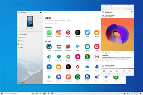 Microsoft Integrates Android Apps Into Windows 10 With New Your Phone