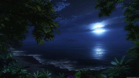 Beautiful Ocean Pictures At Night