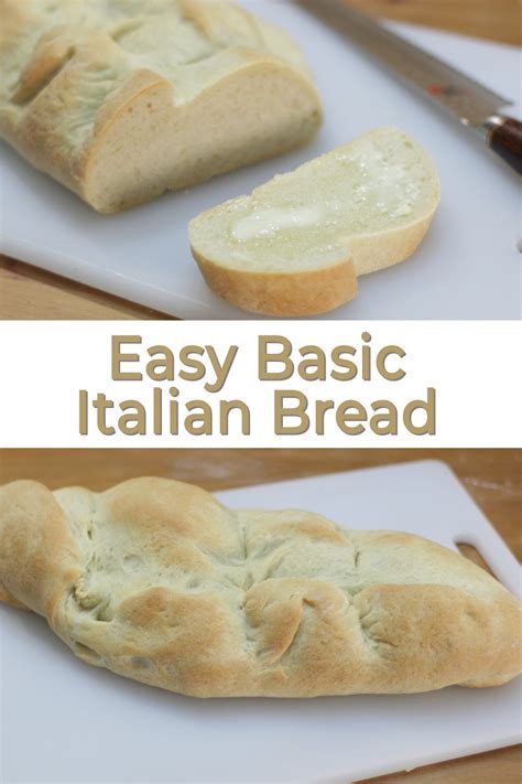 Easy Basic Italian Bread How To Make Homemade Italian Bread