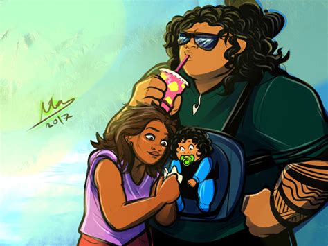 Moana X Maui Vacation By Odme1 On Deviantart Disney And Dreamworks Disney Pixar Moana