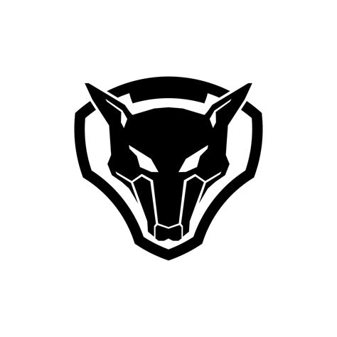 Wolf Shield Logo Design 14536413 Vector Art At Vecteezy