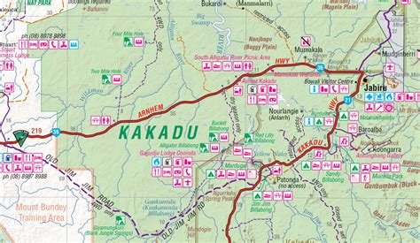 Top End National Parks Map Litchfield Katherine And Kakadu Hema Maps