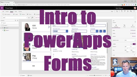 Intro To Powerapps Forms Power Platform Community
