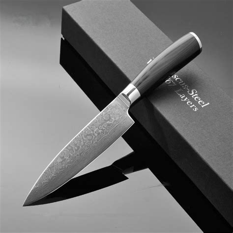6inch Chef Utility Knife High Carbon Japanese Damascus Vg10 Steel Core