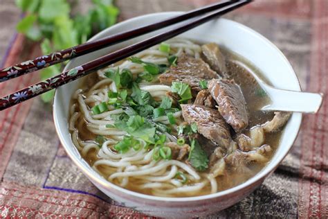 Garnish with chopped cilantro and serve warm. Taiwanese Beef Noodle Soup - Ang Sarap