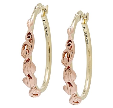 Jewellery Earrings Clogau Gold 10k Gold Tree Of Life Earrings