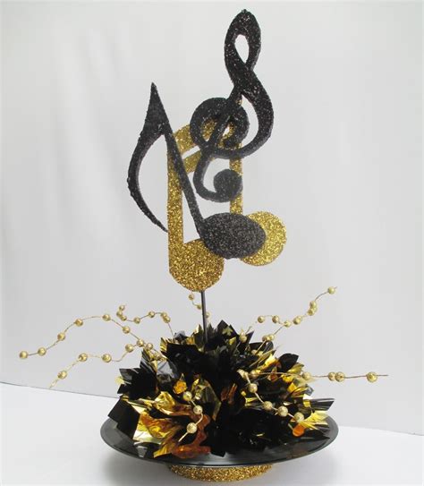 Music Themed Parties Music Note Centerpieces Music Centerpieces