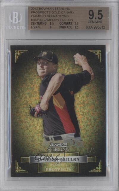 2012 Bowman Sterling Prospects Canary Diamond Refractor Bsp43