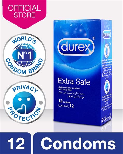 Buy Durex Extra Safe Slightly Thicker Condoms With Extra Lube Condoms
