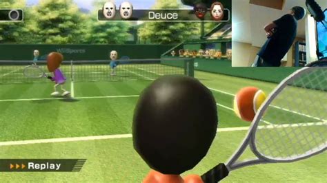 I Beat Elisa In Wii Tennis Blindfolded Youtube