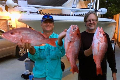 Fishing Report Anglers Zero In On Red Snapper
