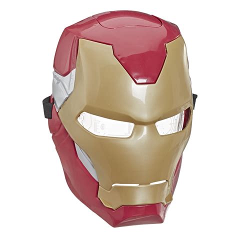 The Avengers Iron Man Multi Color Plastic Fx Costume Mask With Flip