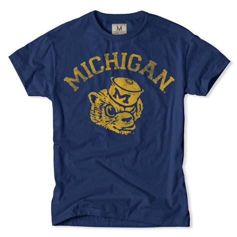 Michigan Football T Shirt T Shirt Bear T Shirt Shirts