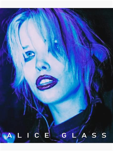 Alice Glass Poster For Sale By Famelegends Redbubble
