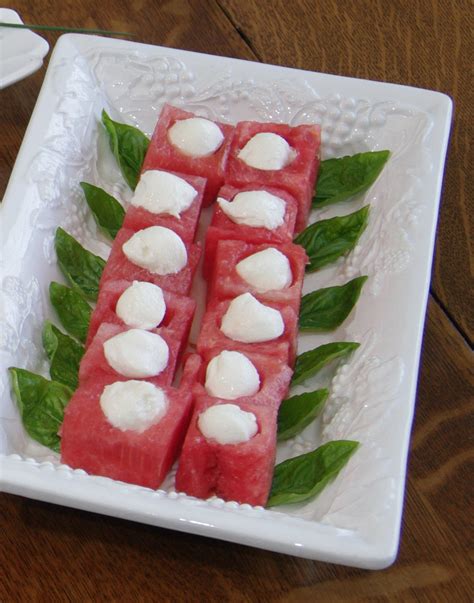 Watermelon And Mozzarella Salad With Balsamic Recipe